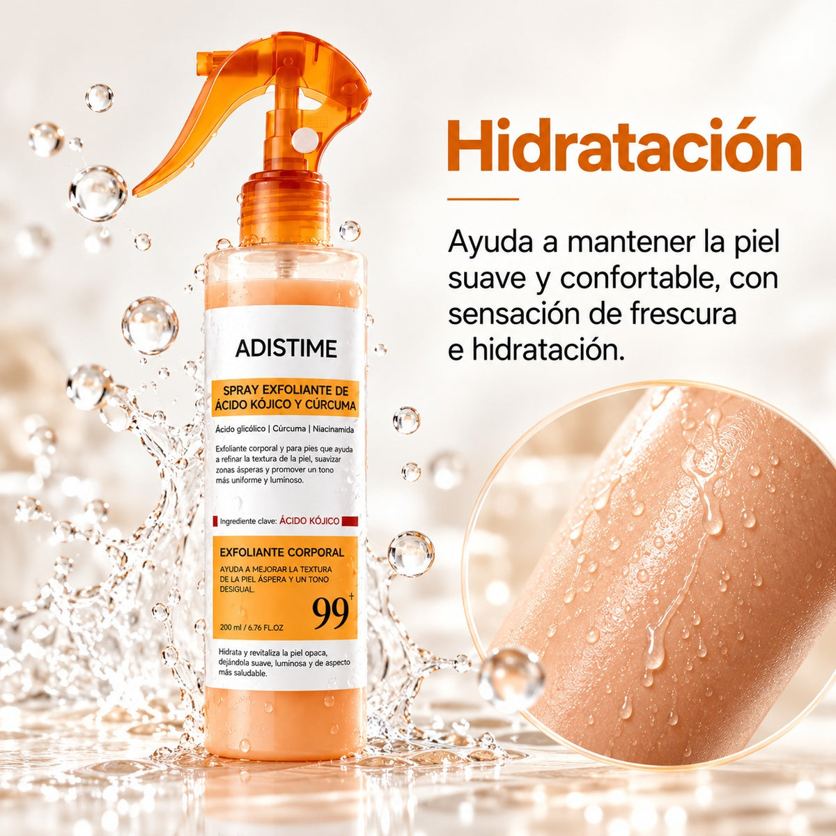 Spray Exfoliante Corporal ADISTIME